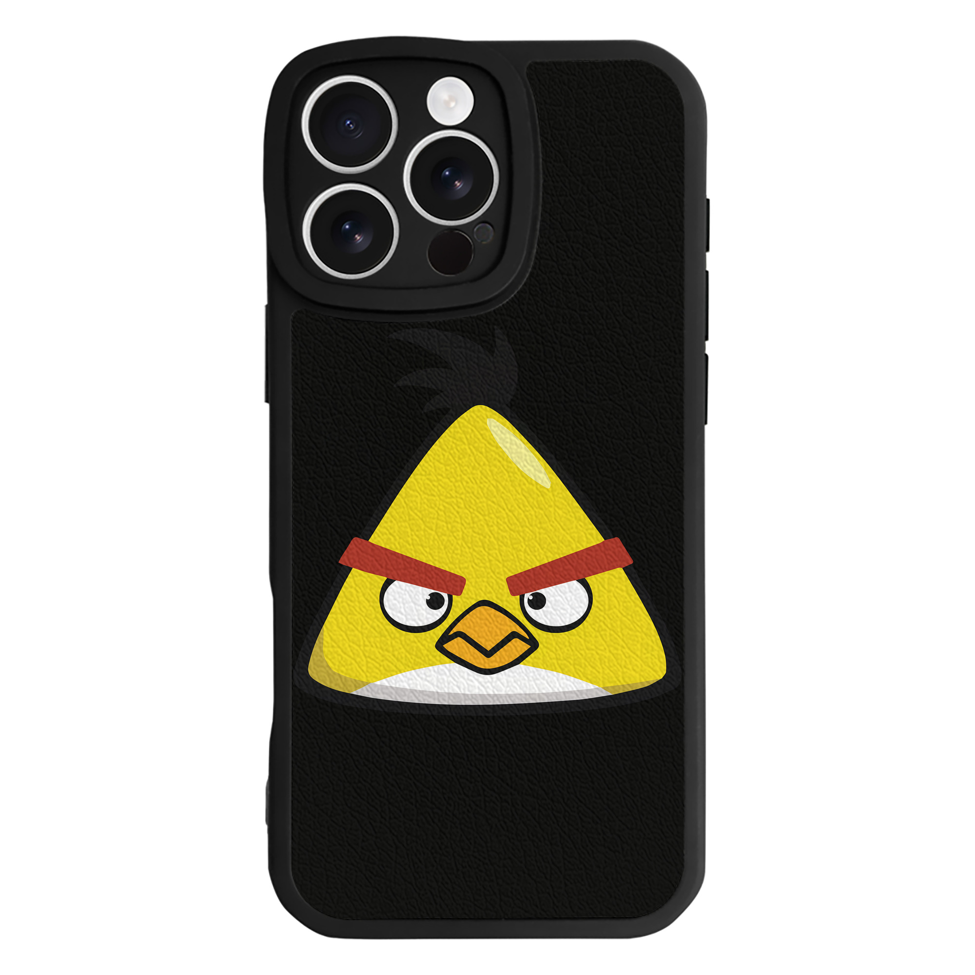 （画像用） Angry Birds アングリーバード 【iPhone 16シリーズ対応】シリコンスマホケース（レザー調） 材質：シリコン